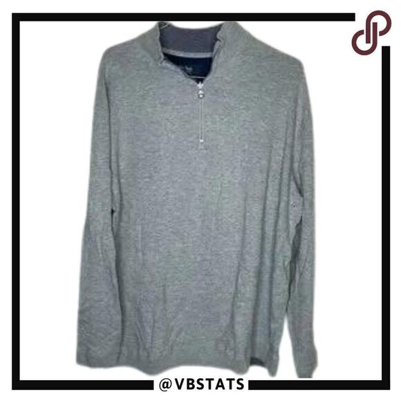 XXL Nat Nast Heather Gray 1/4 Zip Top - Picture 1 of 4